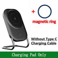 Cargador Inalámbrico Magnético, Soporte de Escritorio Ajustable y Desmontable, Estación de Carga Rápida Compatible con iPhone 17, 16, 15, 14, 13 Series