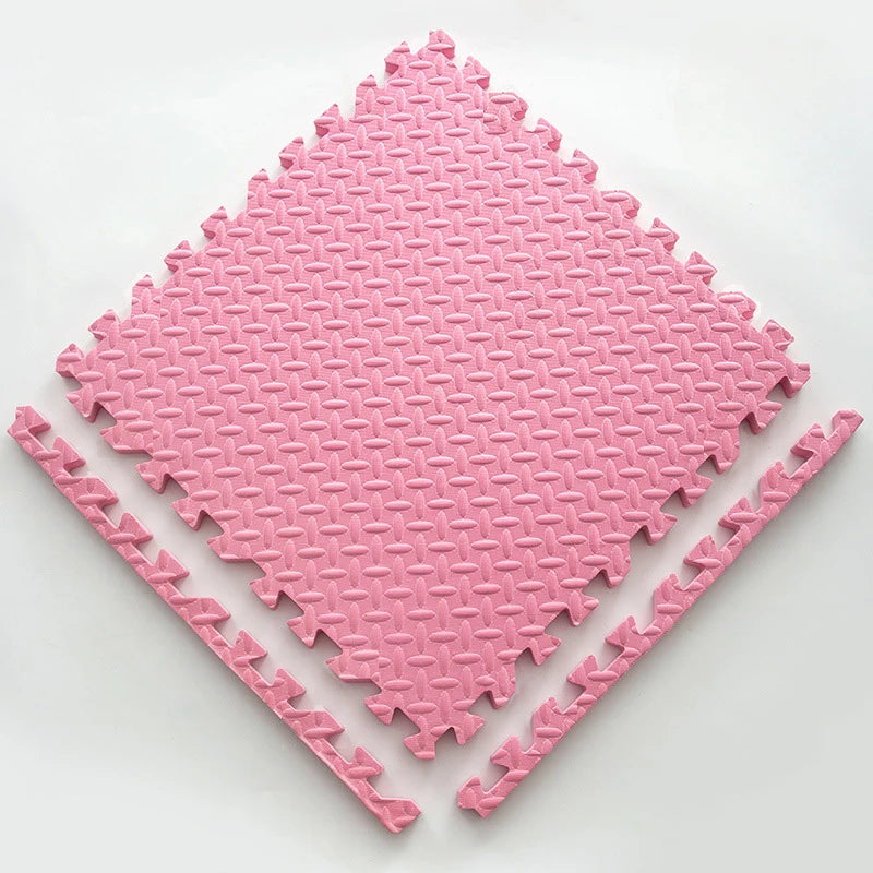 12 Uds. Alfombra de espuma para juegos de bebés, tapete de rompecabezas para niños, baldosas de ejercicio entrelazadas, baldosas de suelo, alfombra de juguete, alfombra suave 30*30*1cm