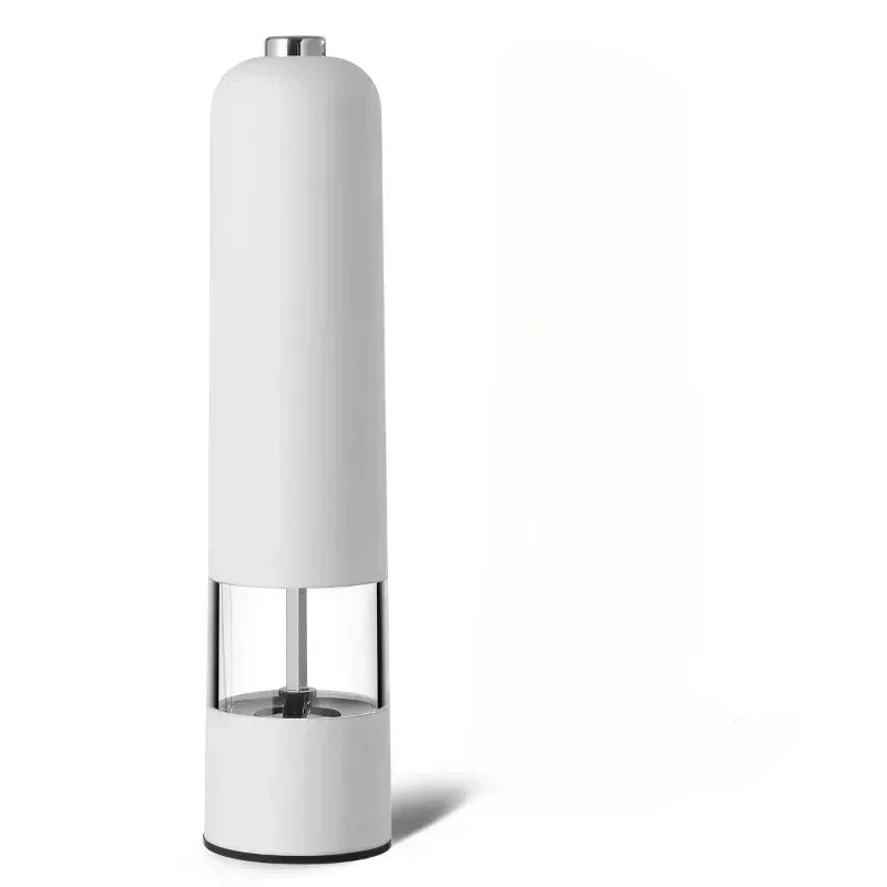 Molinillo eléctrico automático de pimienta y sal con luz LED, molinillo de especias de aspereza ajustable, herramienta de cocina