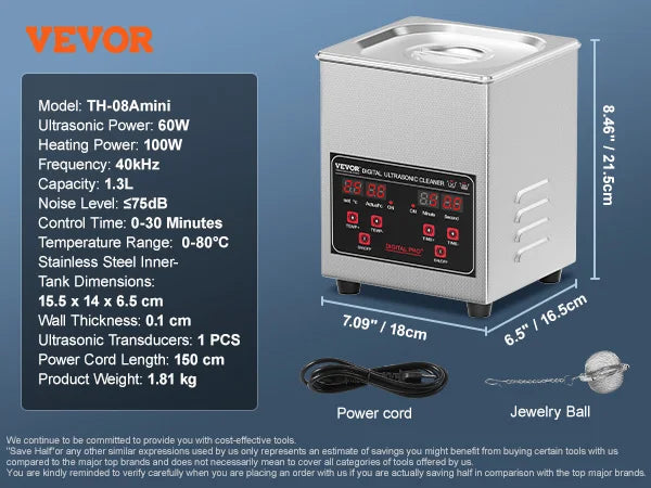 SucceBuy 2L 3L 6L 10L 22L 30L limpiador ultrasónico de acero inoxidable limpieza portátil lavadora ultrasonido electrodoméstico