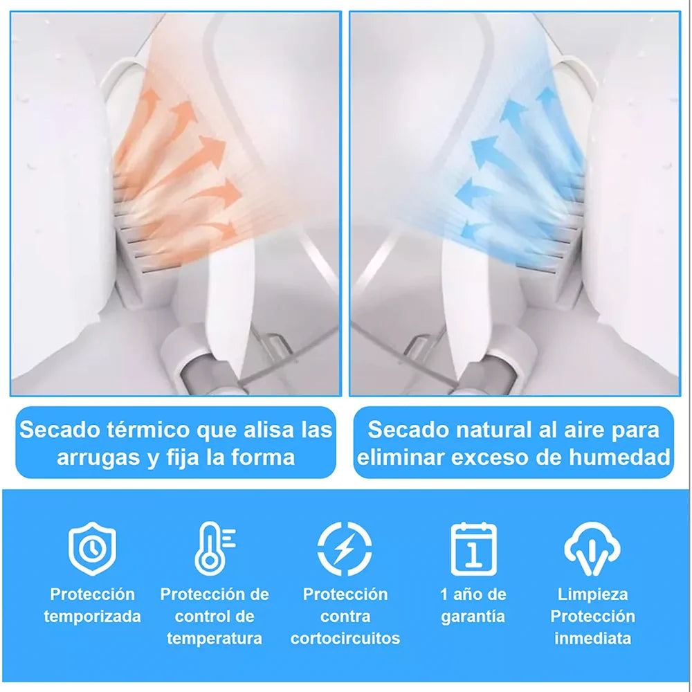 Máquina automática de cuidado de gorros para planchar y secar, restaurar el sombrero/gorro Misshapen, forma natural con vapor y viento frío y caliente