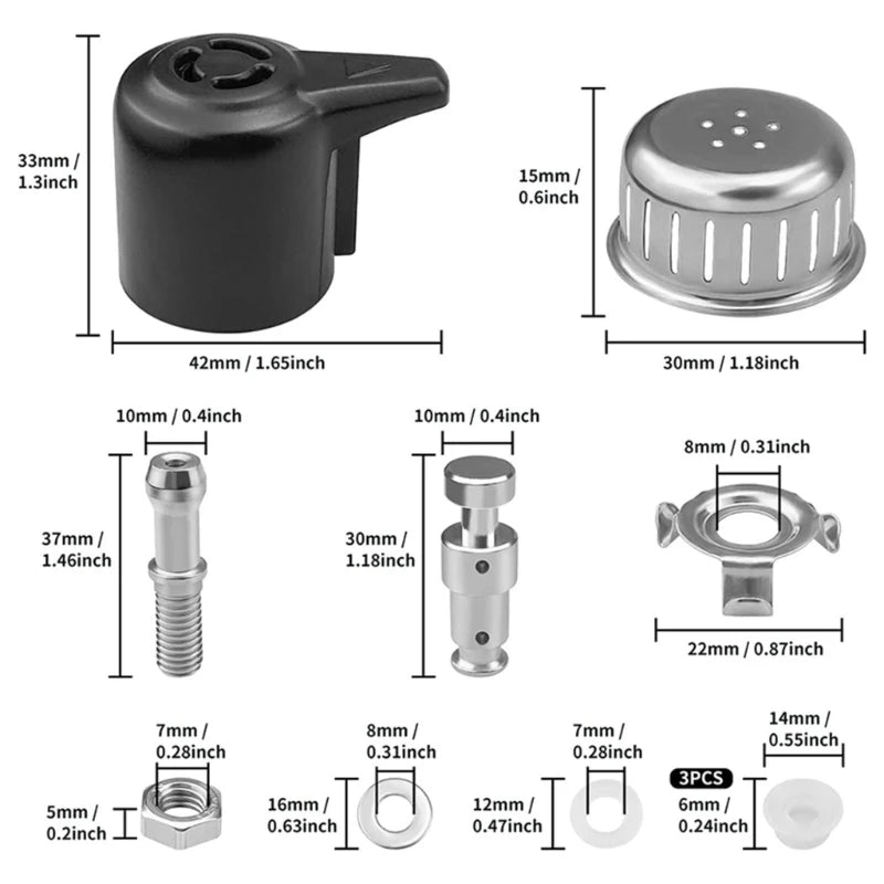 Pieza olla presión con sello válvulas flotantes para olla presión instantánea 3QT/5QT/6QT