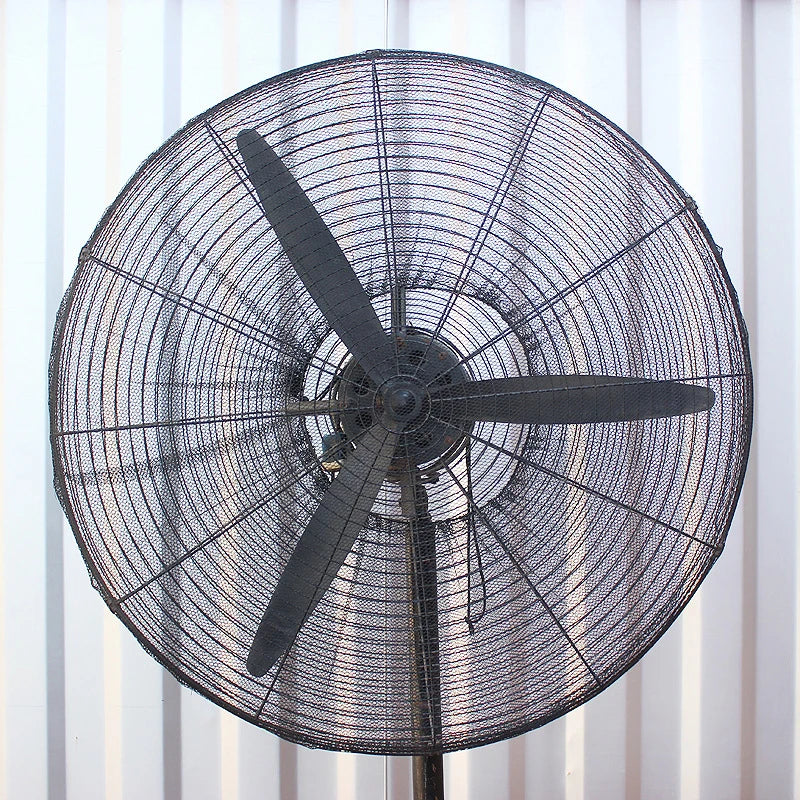 Cubiertas redondas de malla para ventilador eléctrico, Protector antipellizco de seguridad, cubierta Universal todo incluido para el hogar, cubierta a prueba de polvo moderna