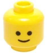 Cabeza impresa de Minifigs hembra, bloque de bricolaje para iluminar, número de pieza de ladrillo, Compatible con otras partículas de ensamblaje, 20 piezas