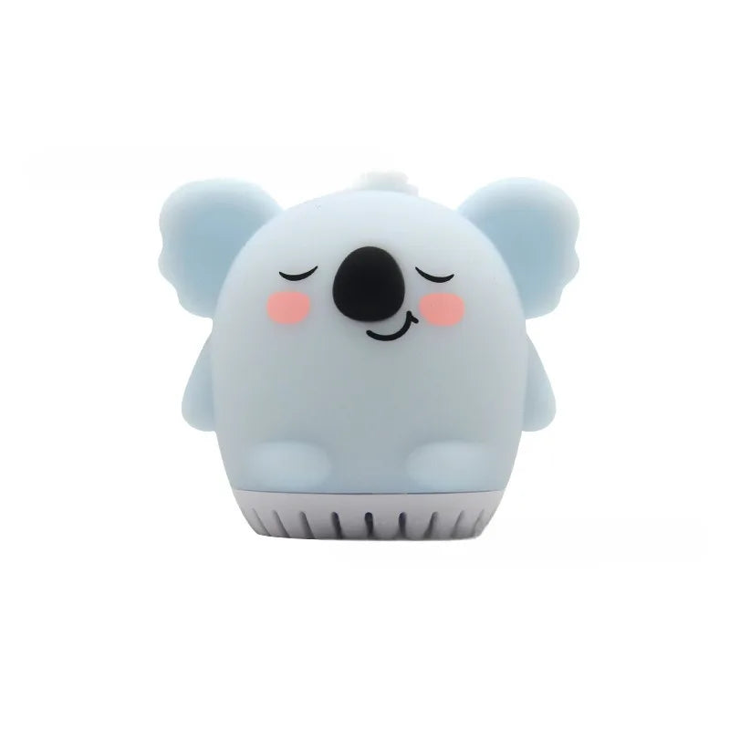 Mini máquina de ruido blanco de conejo bonito, luz LED nocturna, 20 música calmante para bebés, ayuda para dormir, lámpara de palmas de silicona para niños y niños