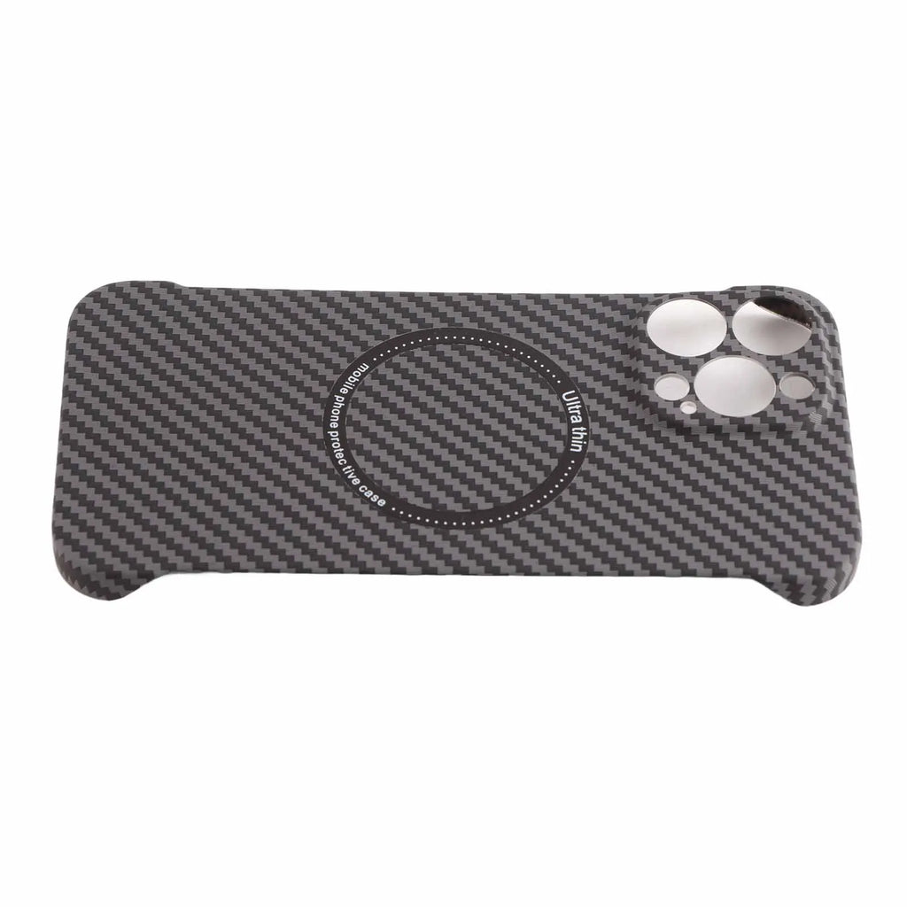 Funda de teléfono sin marco, funda protectora de teléfono portátil ultraligera con carga inalámbrica magnética, funda protectora para teléfono