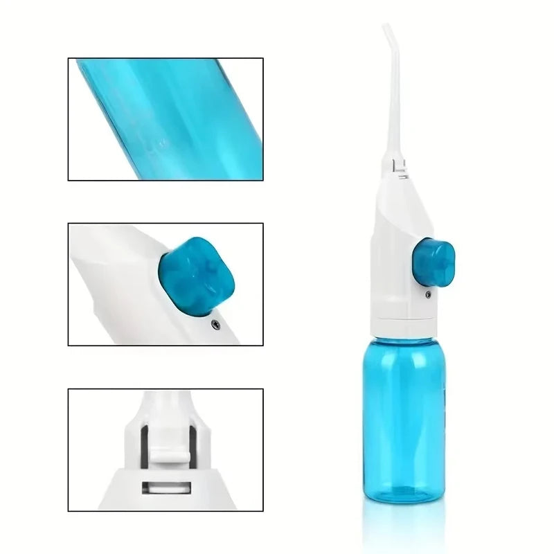 Irrigador Oral de alta presión para el hogar, irrigador portátil de agua limpia, hilo Dental Manual, palillo de dientes de agua de alta presión 2025, 2024