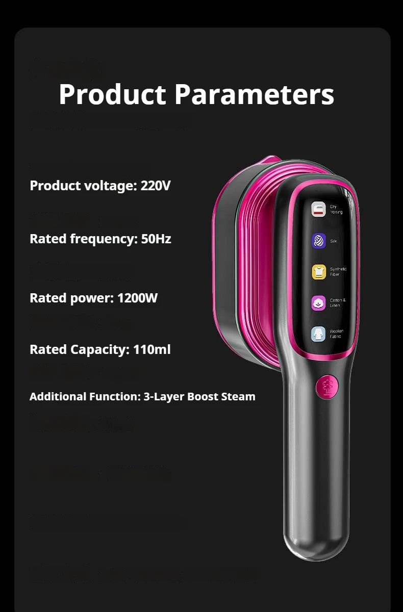 Plancha de vapor portátil, vaporizadores para ropa, máquina multifuncional, máquina de planchar portátil de viaje, máquina de planchar ropa