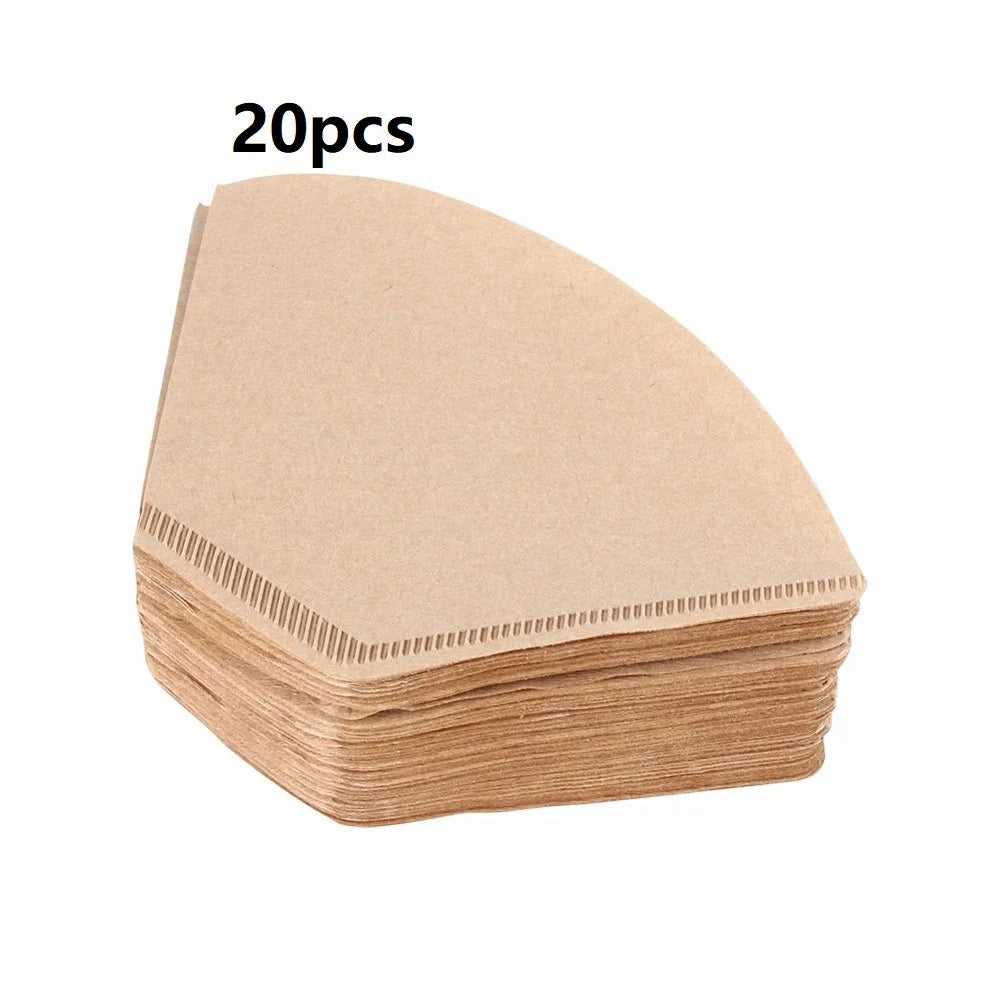 Filtro de pulpa de papel de troncos ecológico, filtro de elaboración de café, bolsa de reloj de arena, herramientas de cocina y oficina, bolsa de cribado