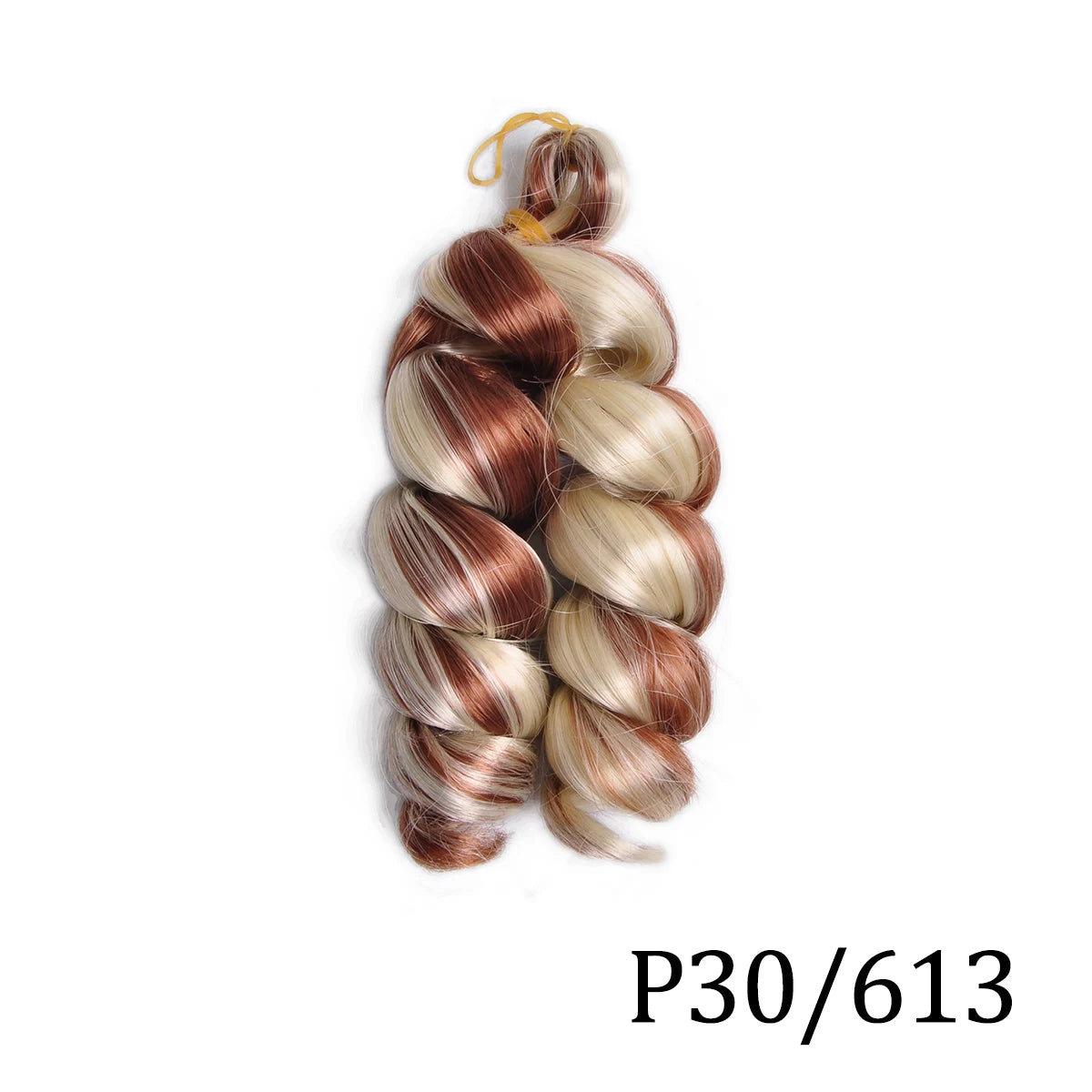 Extensiones de cabello trenzado rizado en espiral de pelo sintético de 12 pulgadas, pelo rizado rosa ombré, rizos franceses, pelo de ganchillo trenzado para mujer