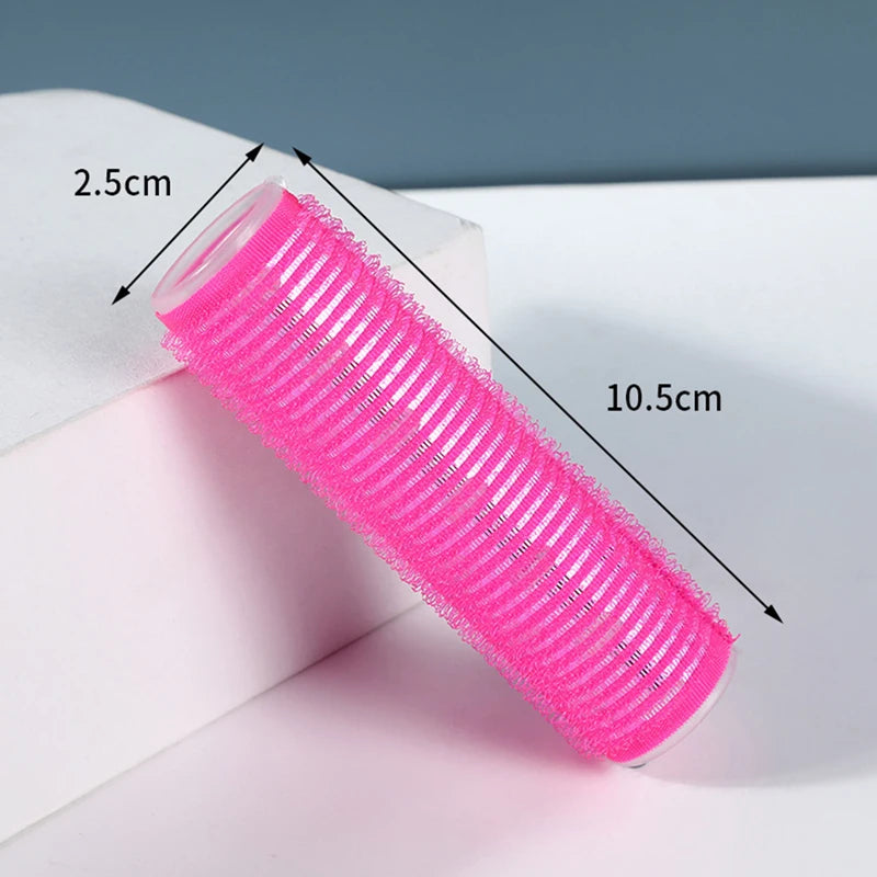 1 Uds. Rodillos para el cabello con agarre automático, rizador perezoso, cinta rizadora de seda, rodillo para el cabello, varilla rizadora sin calor, herramientas de estilismo para el cabello