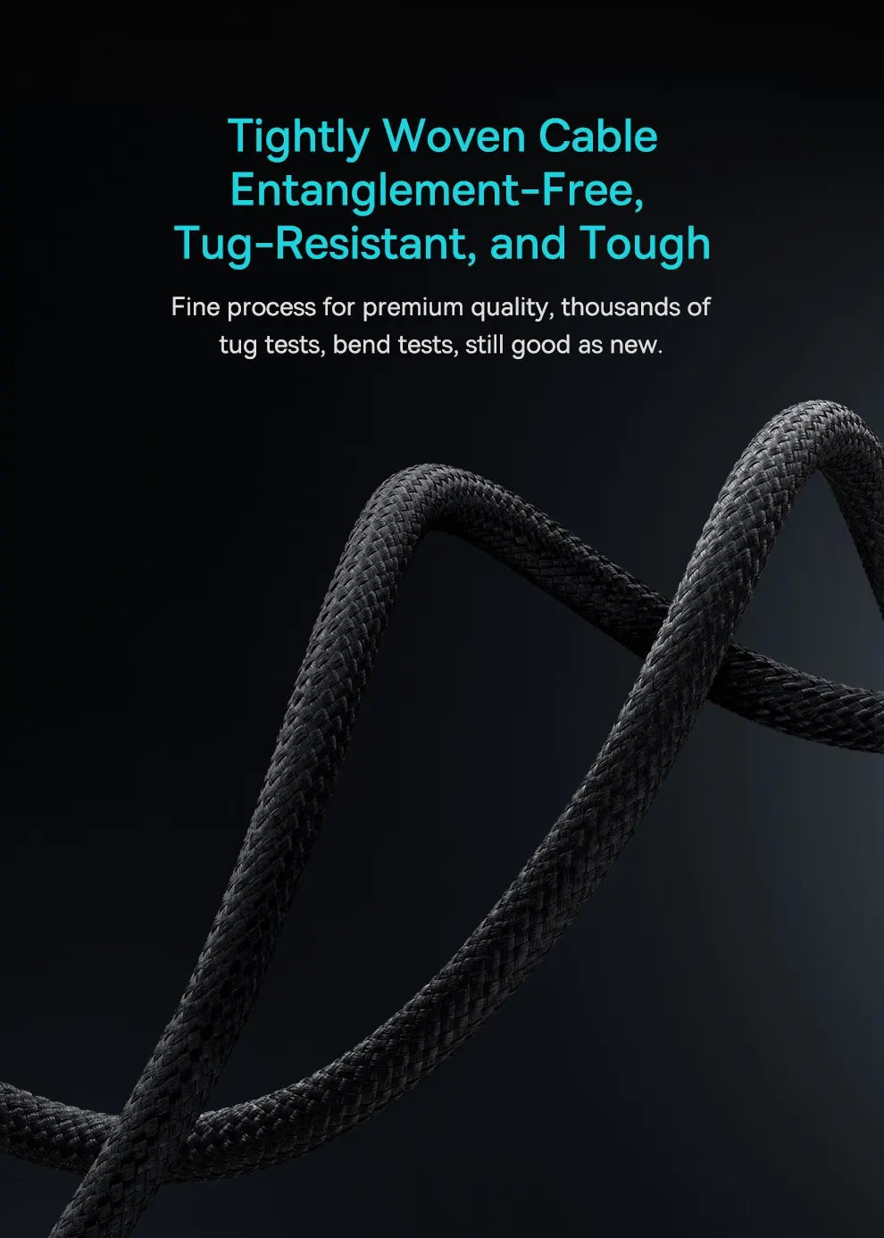 Baseus-Cable USB tipo C de carga rápida, cargador de 100W, PD, para iPhone 16, 15 Plus Pro Max, Macbook, Xiaomi y Samsung