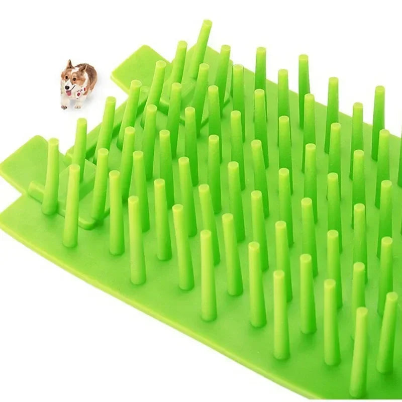 Taza para lavar los pies de mascotas, baño para perros, limpieza de belleza para mascotas, toallitas automáticas sin pies, portátil, limpieza de patas sucias para gatos, taza con cepillo de lavado