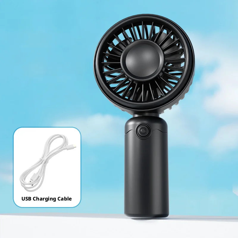 Nuevo Mini Ventilador Portátil USB Recargable Silencioso para Mesa, Maquillaje, Pestañas, Niños, Oficina, Viajes, Enfriador de Aire