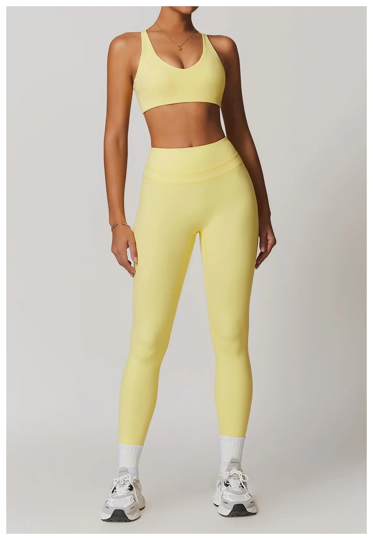 Ropa deportiva de 2 piezas para mujer, conjunto de Yoga, ropa de gimnasio, ropa deportiva, trajes de Yoga, conjunto de Fitness, chándales, Sujetador deportivo, mallas de cintura alta para gimnasio