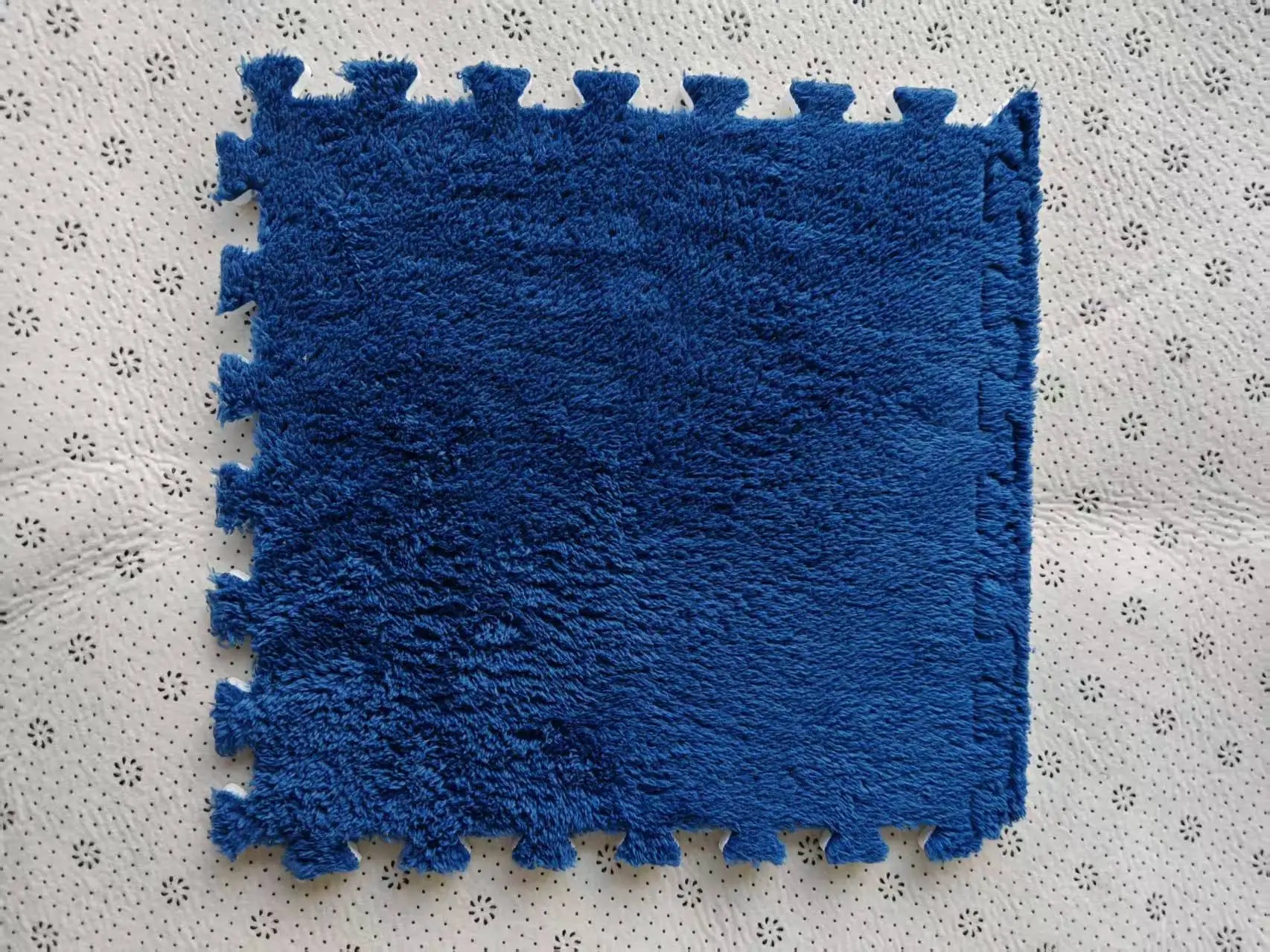 Alfombra de peluche suave de 30x30CM para niños, alfombra de juego, alfombra de rompecabezas, tapete de juego cálido, azulejos de ejercicio entrelazados, alfombra decorativa para suelo