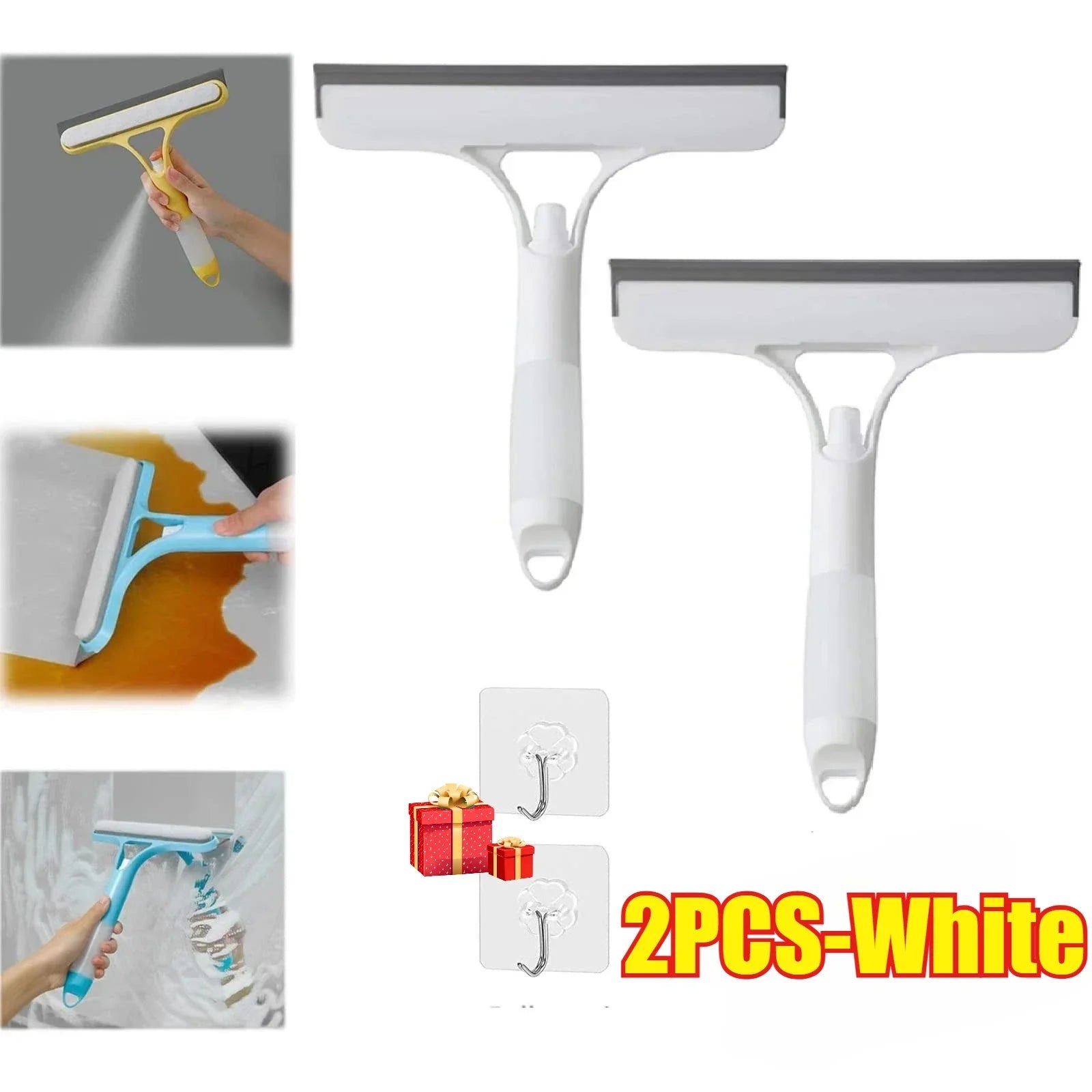 1/2/3 Uds limpiador a vapor ventana Squeardo para gafas escurridor baño limpiaparabrisas limpiador de ventanas escurridor de vidrio ventana de vidrio de coche