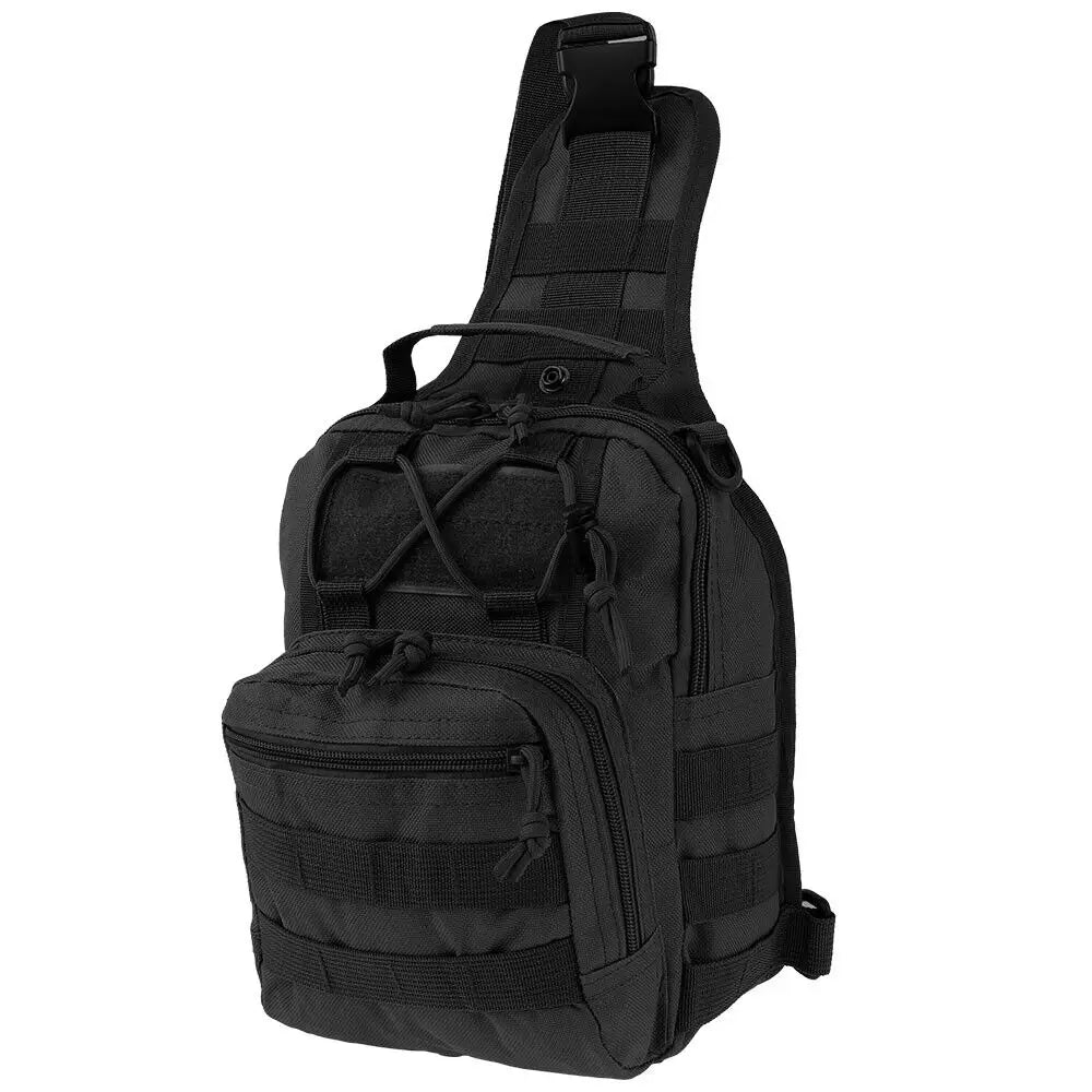 Bolso de pecho táctico para hombre, mochila de hombro cruzada, riñonera deportiva militar impermeable para exteriores, bolso de bolsillo para teléfono
