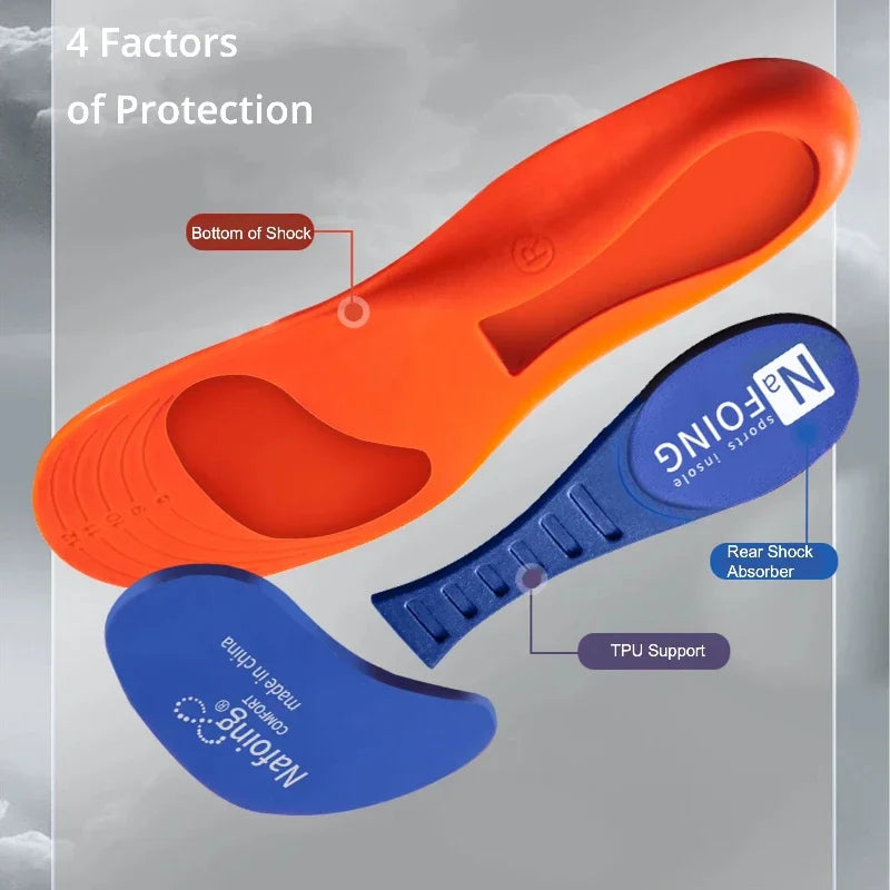 Plantillas deportivas para zapatos, desodorante con absorción de impacto, cojín transpirable, plantillas para correr para hombre y mujer, 2 uds.