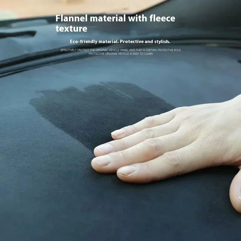 Alta calidad para Peugeot 207 206 + cubierta para salpicadero de coche, alfombrilla parasol para evitar almohadillas de luz, alfombras, accesorios interiores Anti-UV