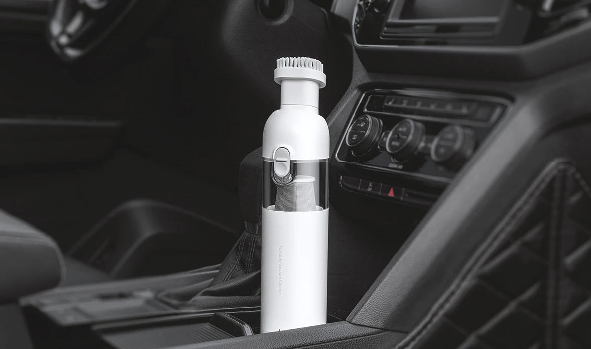 Aspiradora Xiaomi Mi Mini, 13000 Pa, Portátil, Inalámbrica, Inicio con un Botón, Motor sin Escobillas de 88000 RPM con Múltiples Boquillas para Automóvil