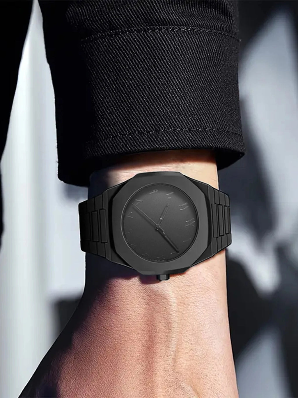 Versátil reloj de cuarzo para hombre con caja redonda cambiante, reloj festivo de regalo de cumpleaños para hombre, reloj de cuarzo de concha redonda Universal