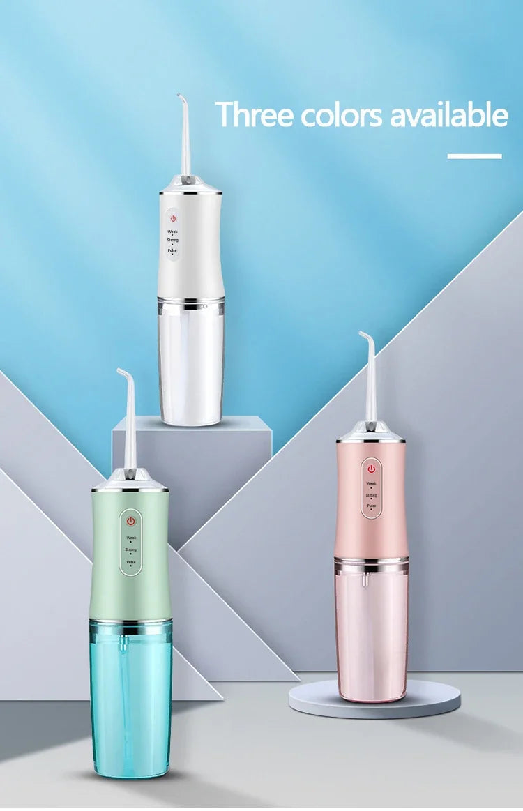Irrigador Oral, aparato de hilo Dental con chorro de agua, hilo dental para odontología, lavadora bucal, herramientas de limpieza para blanqueamiento Dental