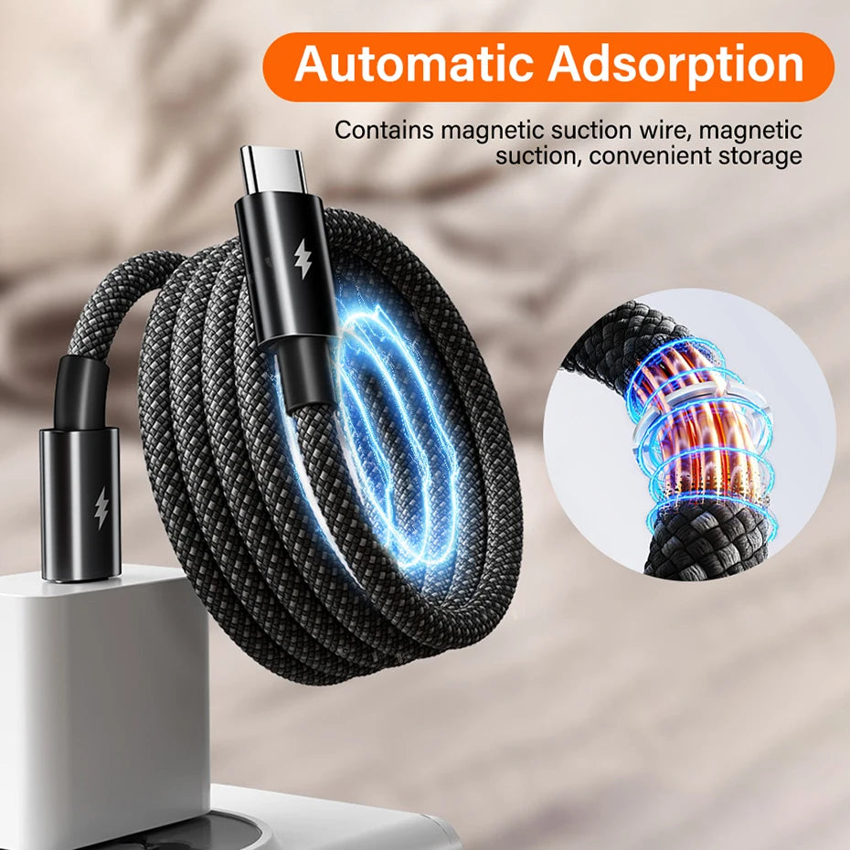 Cable USB tipo A/C a C de 100W/60W para iPhone Samsung Oneplus Xiaomi mi Redmi USBC carga rápida 1M 2M Cable cargador de datos de largo 1/2 M