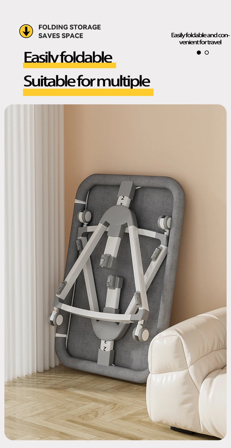 Cuna Multifuncional Segura para Bebés, Plegable, con Función de Balanceo, para Colocar Junto a la Cama, Portátil, para Recién Nacidos, para una Vida Familiar Más Sencilla