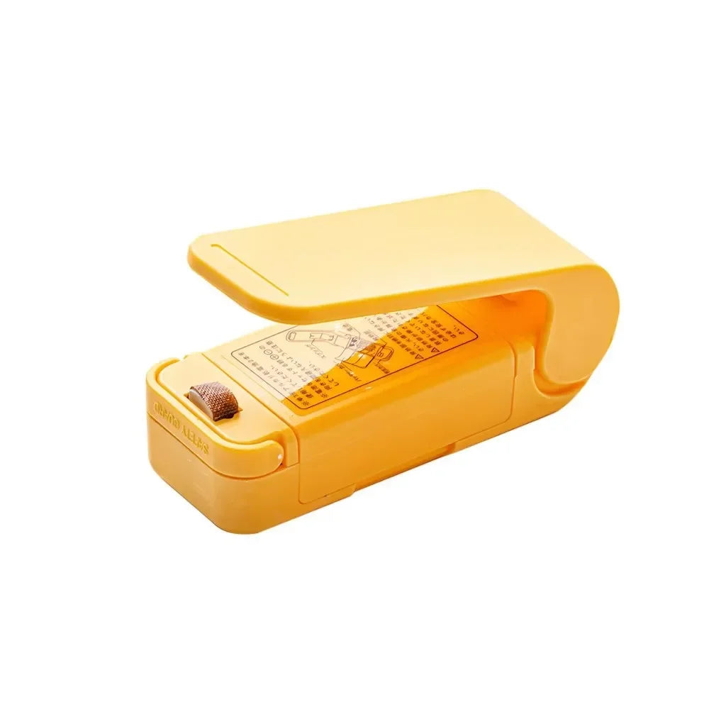 Mini máquina de sellado de bolsas de calor, sellador de paquetes, bolsas térmicas de plástico, cierre de bolsas de alimentos, sellador portátil, sellador térmico de embalaje de alimentos
