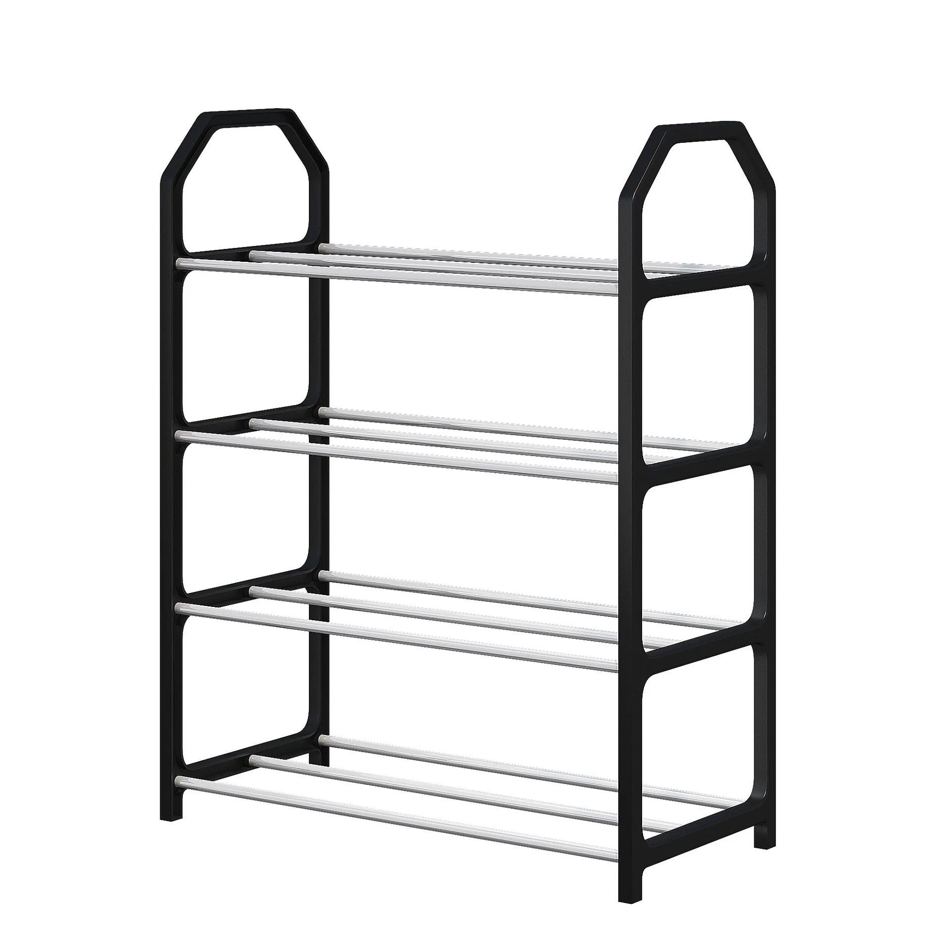 Estante de almacenamiento creativo de 4 niveles para dormitorio, mueble para el hogar, estantería de cocina, soporte para colgar, modelo T1 Four 2026