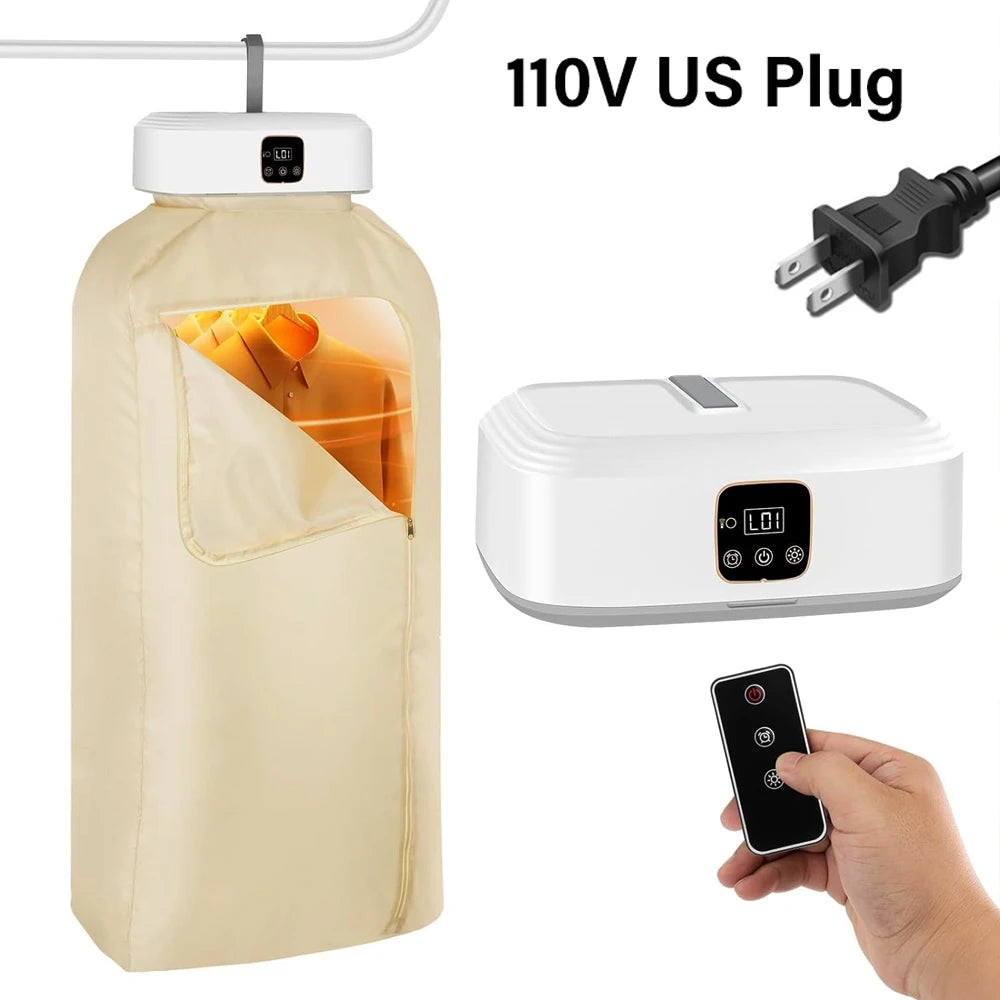 Secador de ropa portátil, secador de ropa eléctrico plegable, secador de ropa plegable, esterilización UV, secador de ropa portátil eléctrico