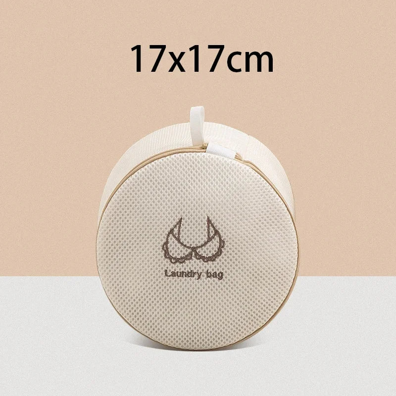 Juego de 7 Bolsas de Lavandería con Bordado Grueso, Bolsa de Lavado de Malla Fina para Prendas Delicadas, Organizador de Ropa para el Hogar