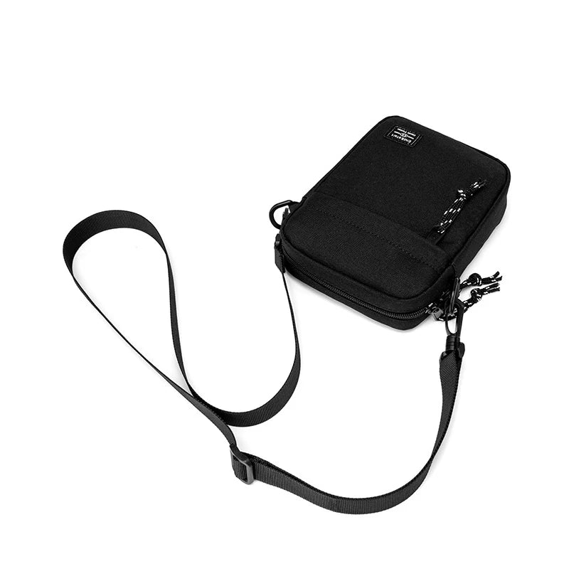 Bolso cruzado pequeño Oxford para hombre, bolso de hombro informal, billetera para teléfono móvil, ligero, Simple, compacto, adecuado para llevar diario