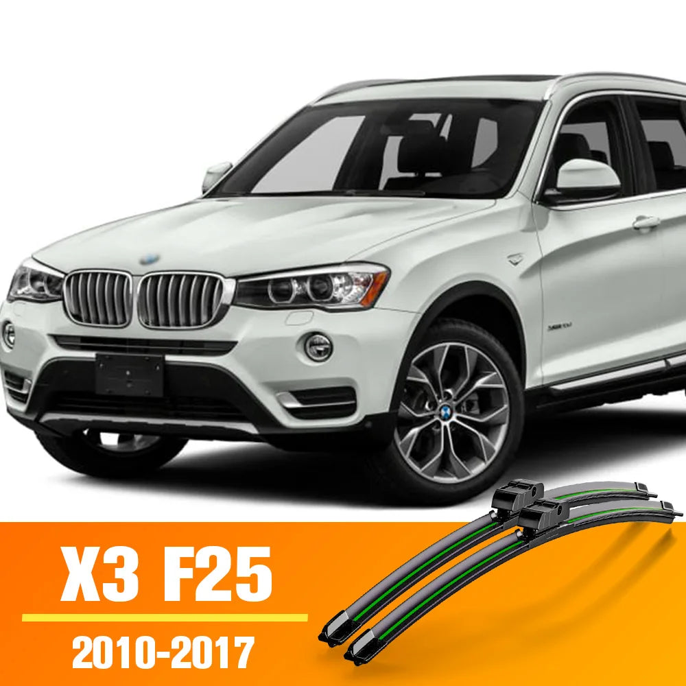 Limpiaparabrisas delanteros para BMW X3 F25 2010-2017 2011 2012 2013 2016 parabrisas ventana delantera 26 "+ 20" Accesorios