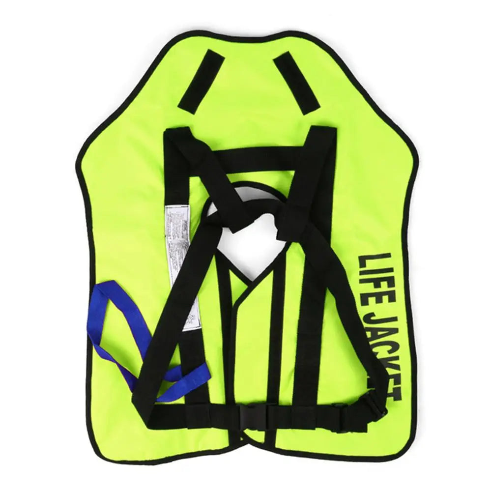 Chaleco salvavidas inflable para adultos, chaqueta de supervivencia para natación, pesca profesional, traje de baño inflable Manual, deportes acuáticos, 1 unidad