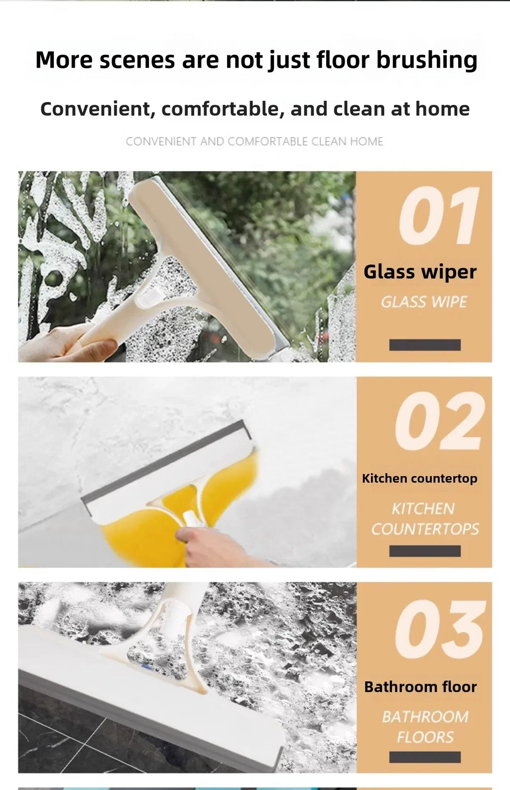1/2/3 Uds limpiador a vapor ventana Squeardo para gafas escurridor baño limpiaparabrisas limpiador de ventanas escurridor de vidrio ventana de vidrio de coche