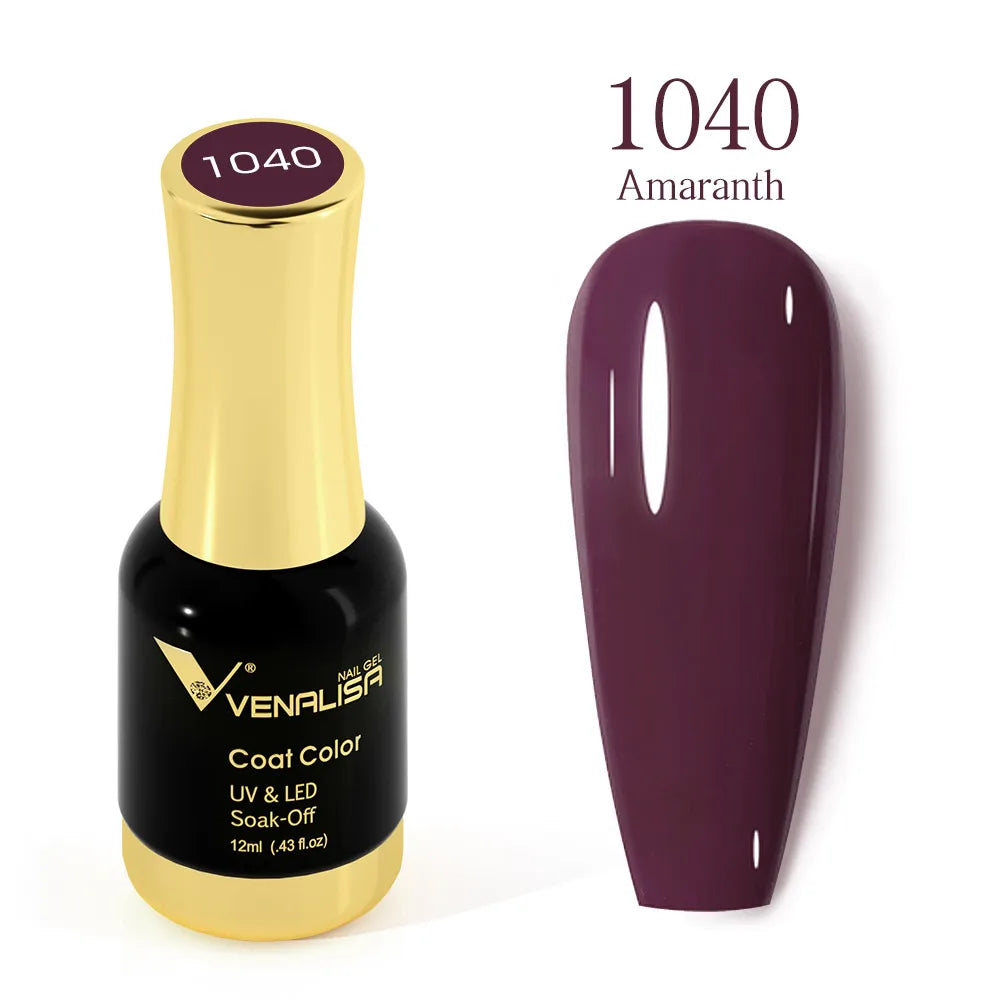 Venalisa-esmalte de Gel con purpurina, laca de Gel UV LED para manicura de uñas, autonivelante, supertextura, capa superior templada Nowipe, 12ml