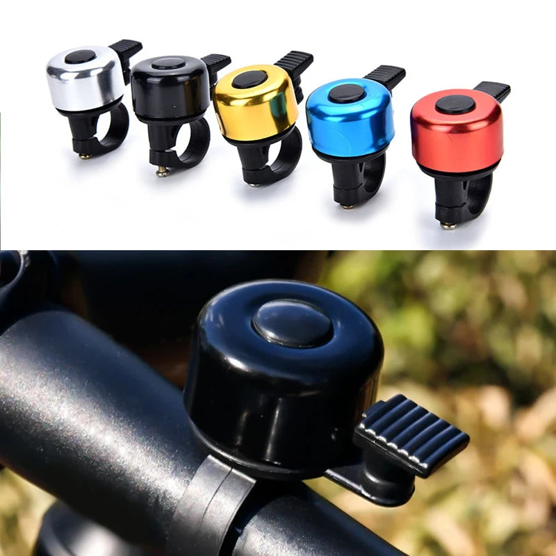 Timbre para bicicleta de montaña, aleación de aluminio, timbre para manillar de bicicleta, advertencia de seguridad para ciclismo de montaña y carretera, accesorios para ciclismo