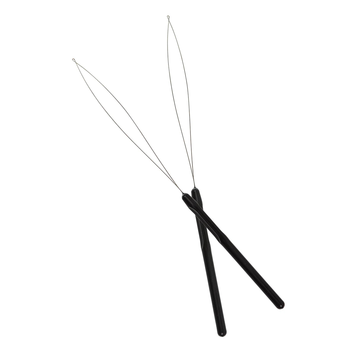 50 Uds. Ganchos de ganchillo para extensiones de cabello, aguja de bucle para cuentas de microanillo, herramienta de gancho para tirar, herramienta de bucle enhebrador de aguja