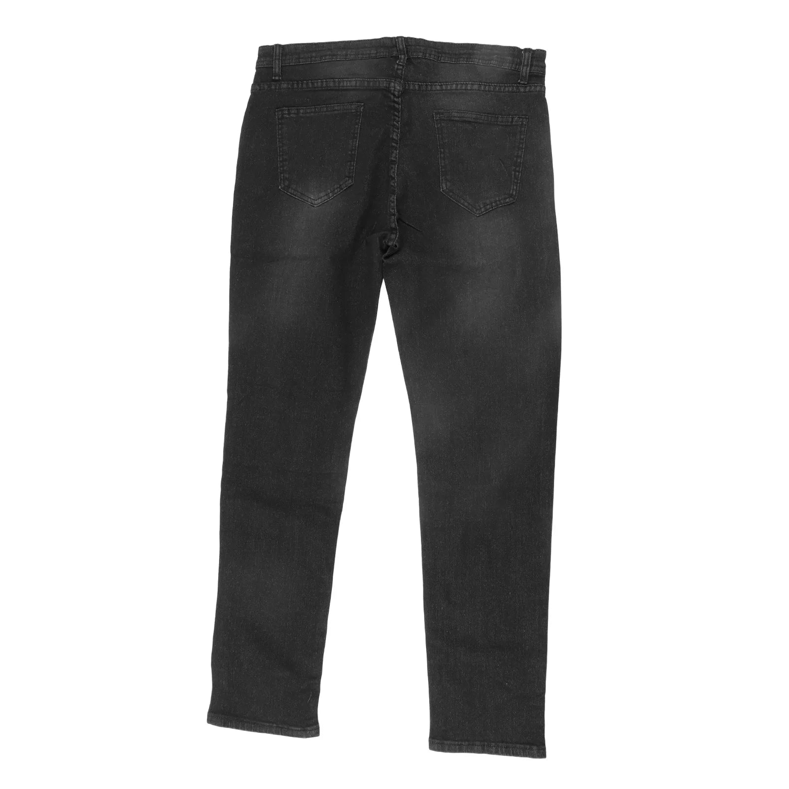 【Venta】Pantalones desgastados para hombre, pantalones ajustados informales con botones y cremallera a la moda con bolsillos para fiesta de viaje