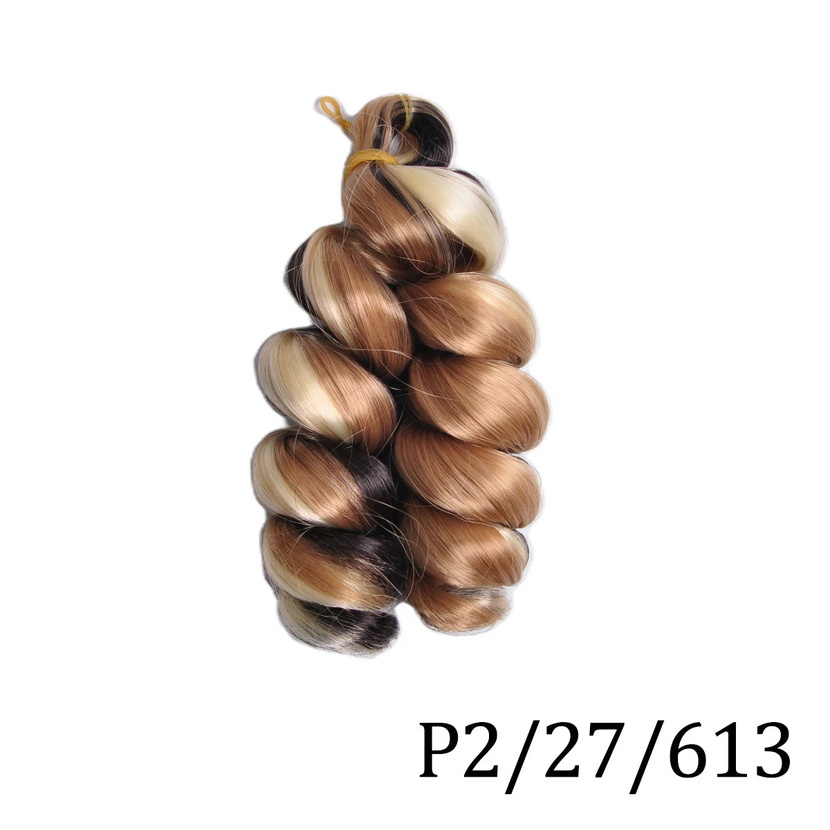 Extensiones de cabello trenzado rizado en espiral de pelo sintético de 12 pulgadas, pelo rizado rosa ombré, rizos franceses, pelo de ganchillo trenzado para mujer