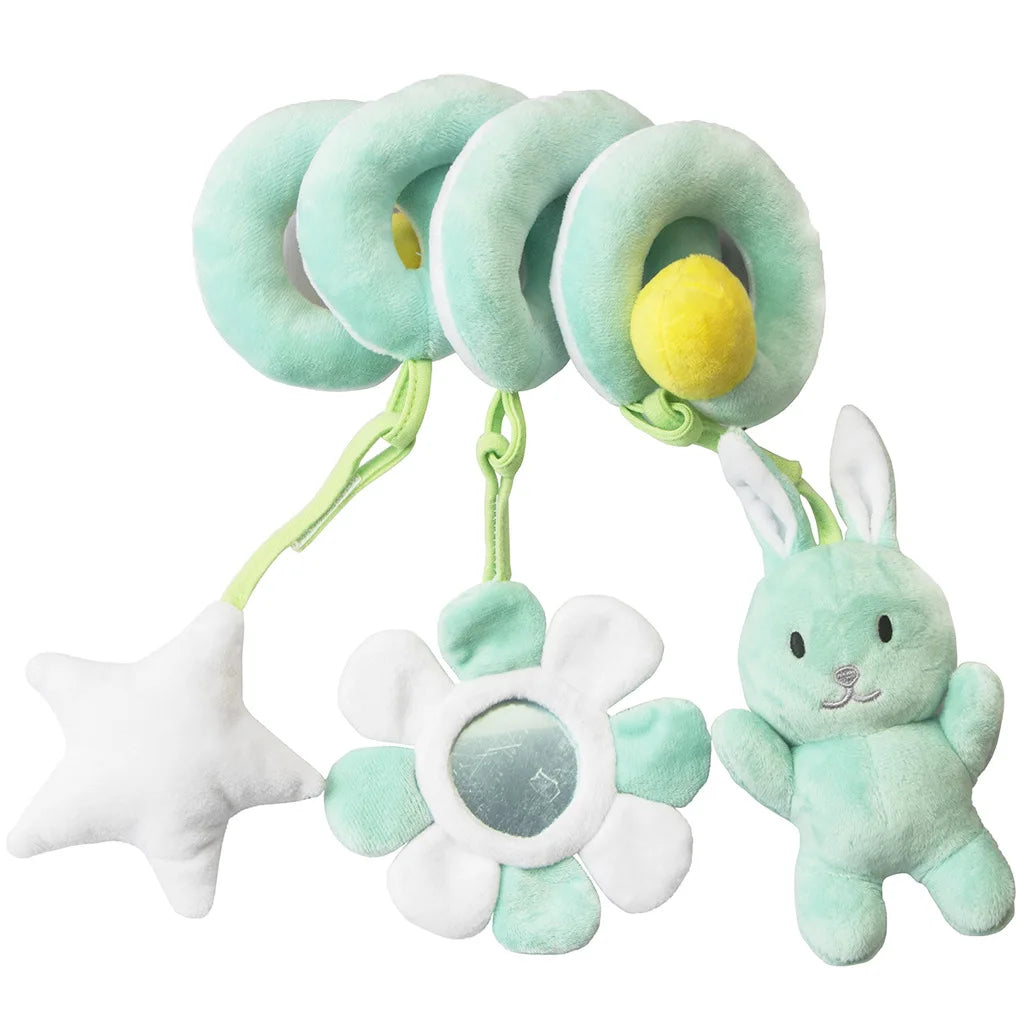 Sonajero de peluche sensorial para bebé, cochecito de juguete, juguetes colgantes móviles musicales, sonajeros móviles para bebés, juegos para recién nacidos de 0 a 6 y 12 meses