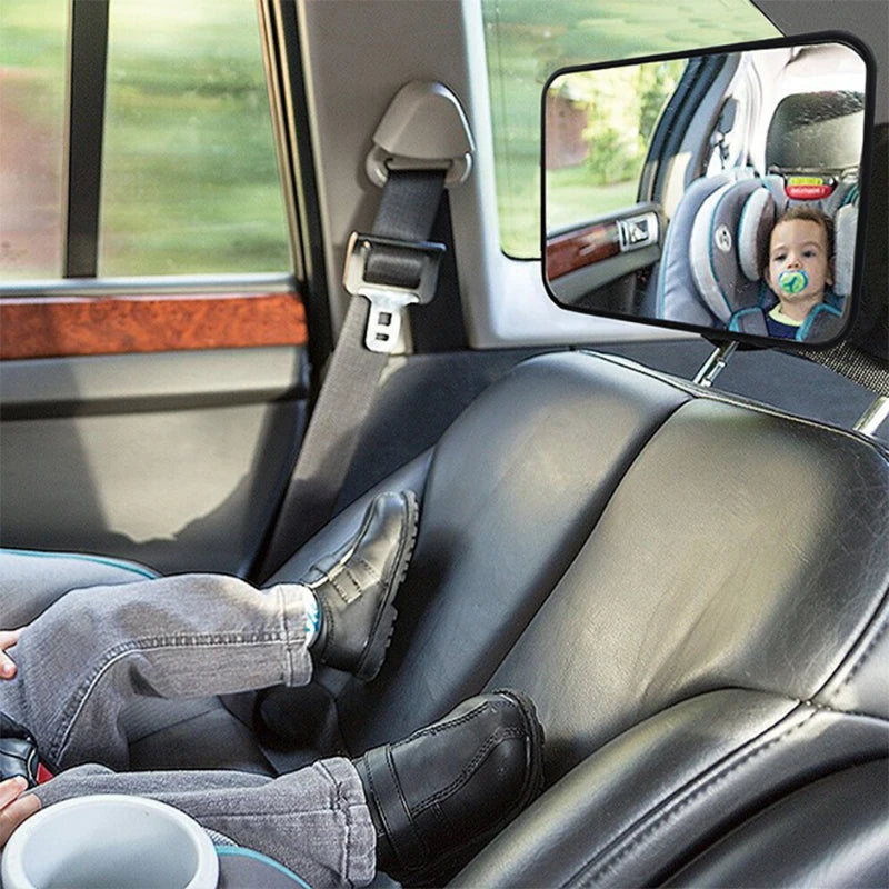 SEAMETAL asiento trasero de coche espejo de bebé asiento gran angular ajustable espejo retrovisor de seguridad espejo de observación coche espejo Interior de bebé/niño