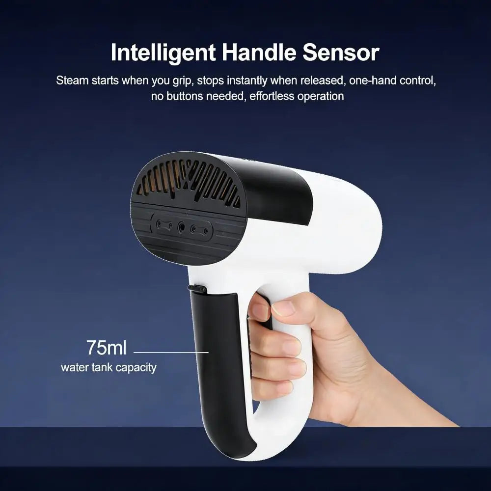 Plancha de vapor portátil para el hogar, máquina de planchar ropa con fuerte succión, vaporizador de vacío con sensor inteligente en el mango