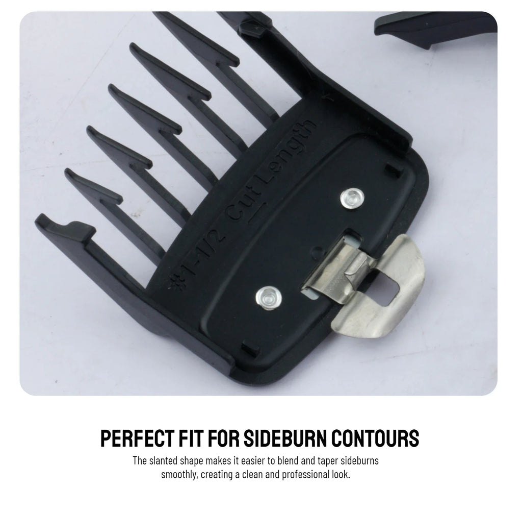 Peines de límite para cortapelos profesionales, guía de corte de pelo para peluquero, protectores para maquinilla de cortar el pelo, herramientas de estilismo de 3mm/4,5mm, 2 uds.