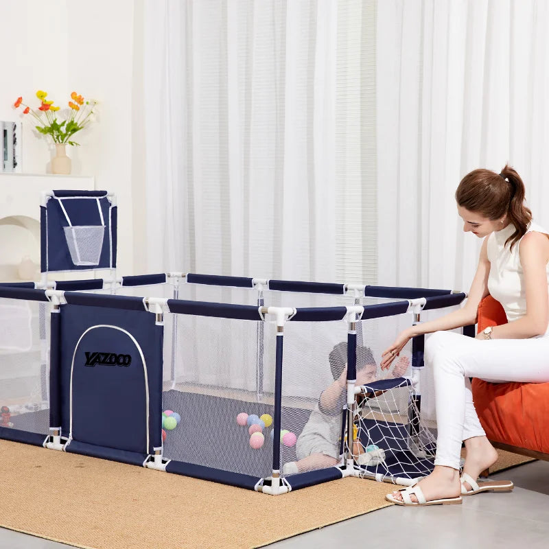 Parque infantil para bebés, recién llegado, parque infantil para bebés de 6 meses a 6 años, parque infantil para niños, valla de seguridad interior para bebés