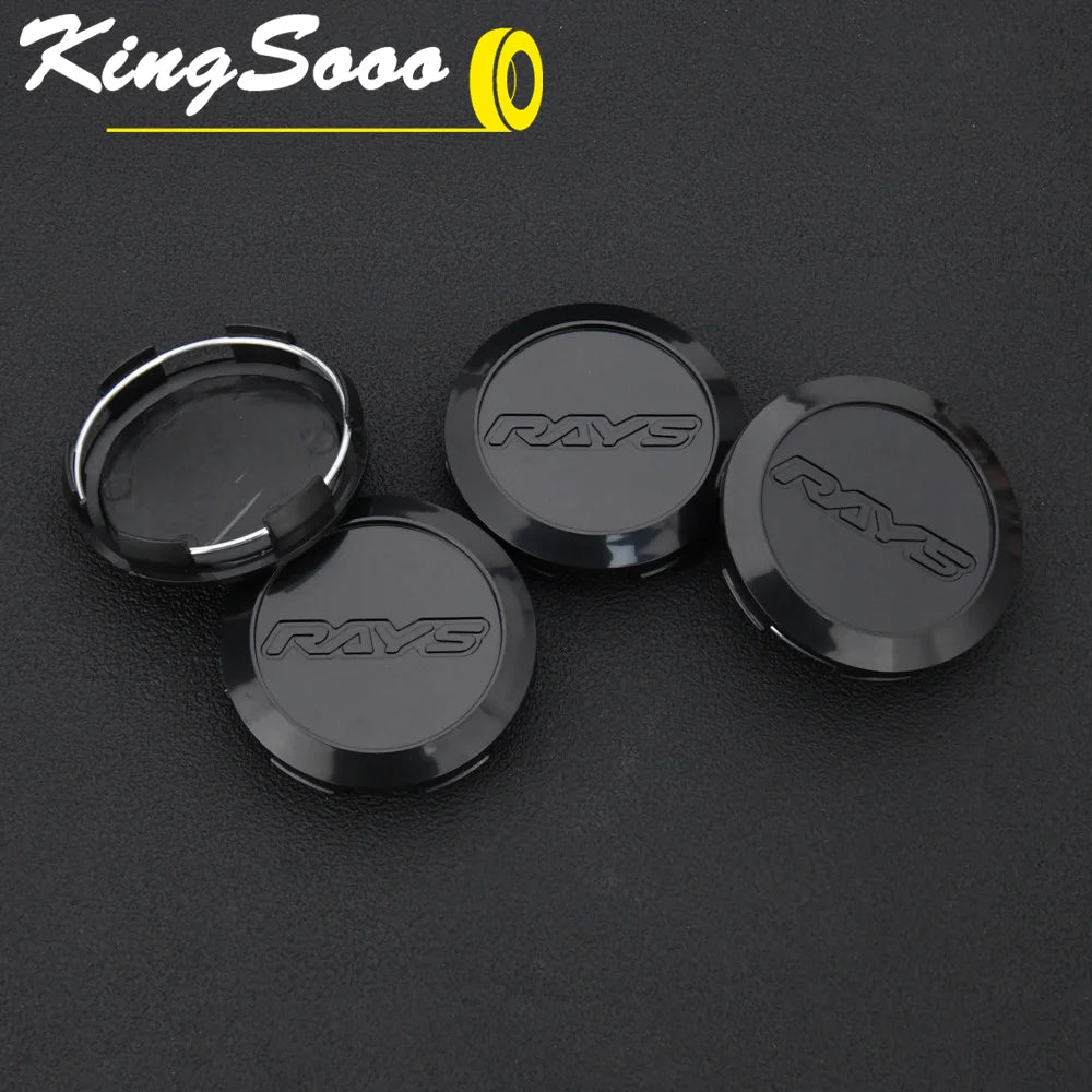 Estilo de coche 62MM tapa central rayos 3D tapacubos de rueda tapa de llanta deportiva tapa de cubierta de rueda bronce, plata y negro CE28(14") TE37(17"18")