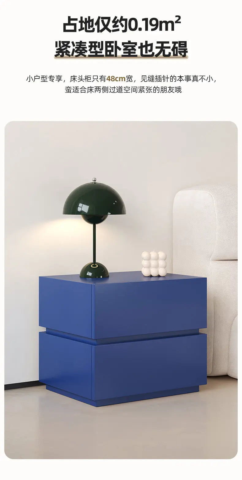 Mesita De Noche De decoración amarilla, mesita De Noche De almacenamiento japonesa barata estética, muebles Retro ahorradores De espacio
