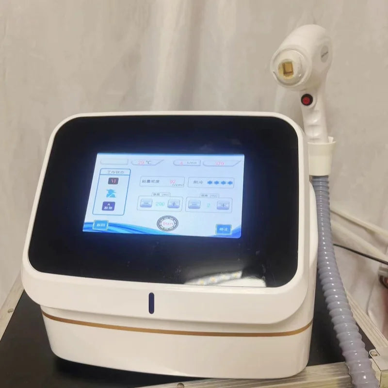 Mini Depiladora Láser de Diodo Ice Platinum 808nm 4000w, Máquina Depiladora para el Hogar, Rejuvenecimiento de la Piel, Depilación, La Mejor Opción